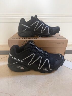 Salomon Speedcross 3 Women’s Size 7/Men’s Size 6 - Black with Reflective Silver